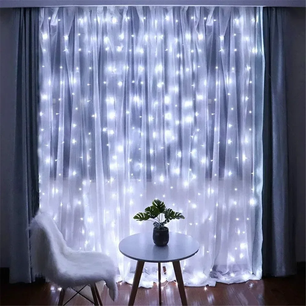 Cortina LED USB de 3/6M, 8 mod - String Curtain Light reseña y precio