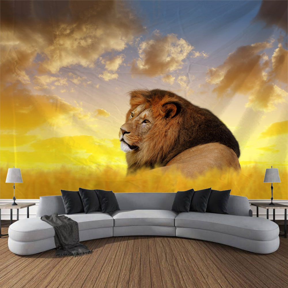 Tapiz de tigre del bosque, leó - Home Decor Hippie reseña y precio