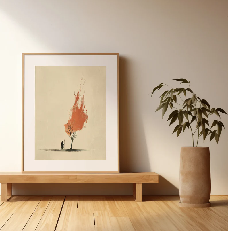 Acuarela Jesús deja el 99 jard - Home Decor Jesus reseña y precio
