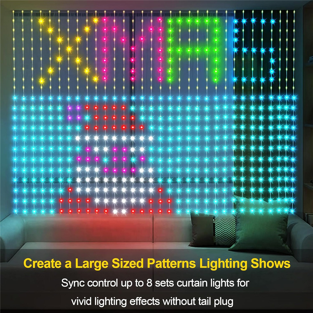 Luces de cortina LED inteligen - String Curtain Light reseña y precio