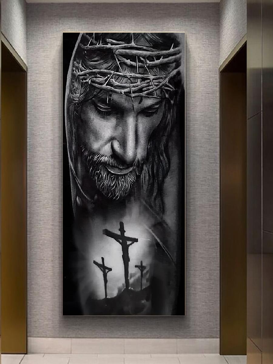 Cuadro en Lienzo de Jesús con  - Home Decor Jesus reseña y precio