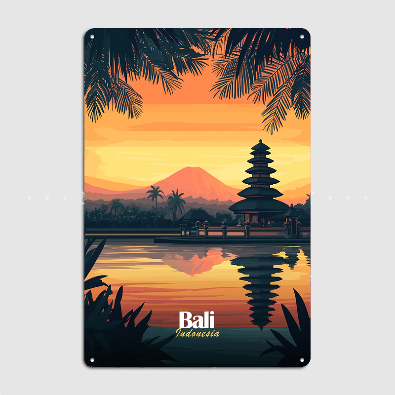 Pósteres de paisajes de viaje  - Home Decor Bali reseña y precio