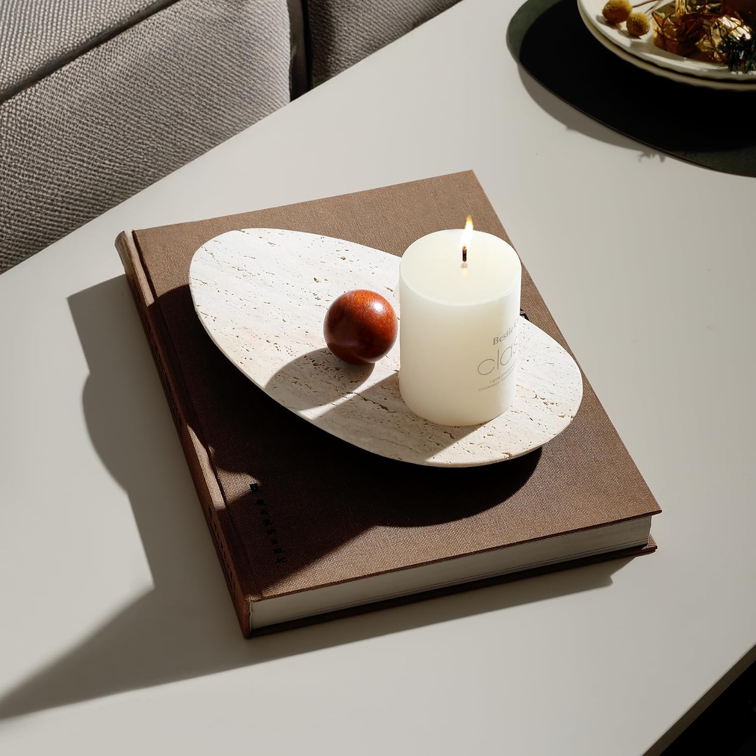 Bandeja de Travertino para Bañ - Vanity Home Decor reseña y precio