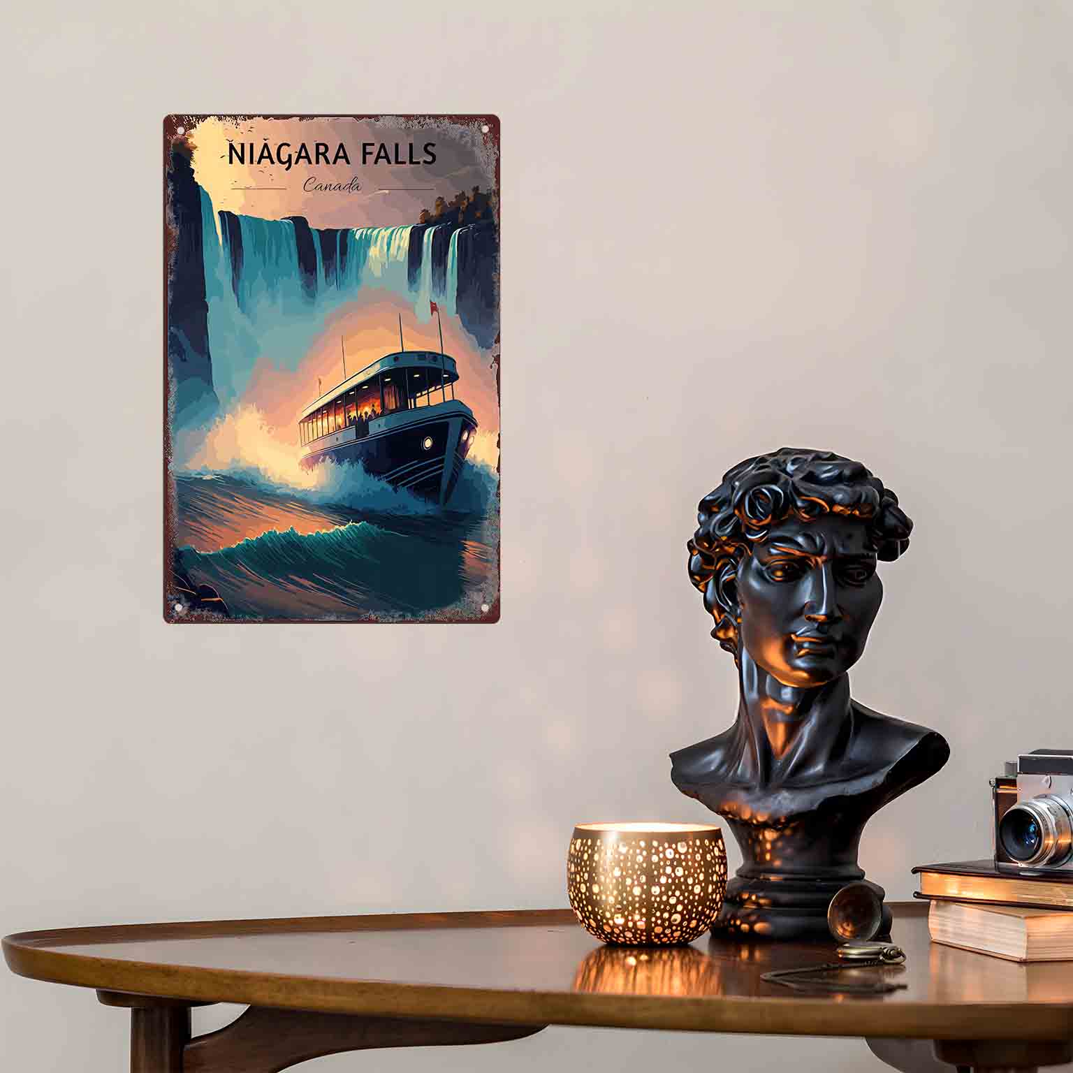 Letrero de metal decorativo 2D - Home Decor Canada reseña y precio